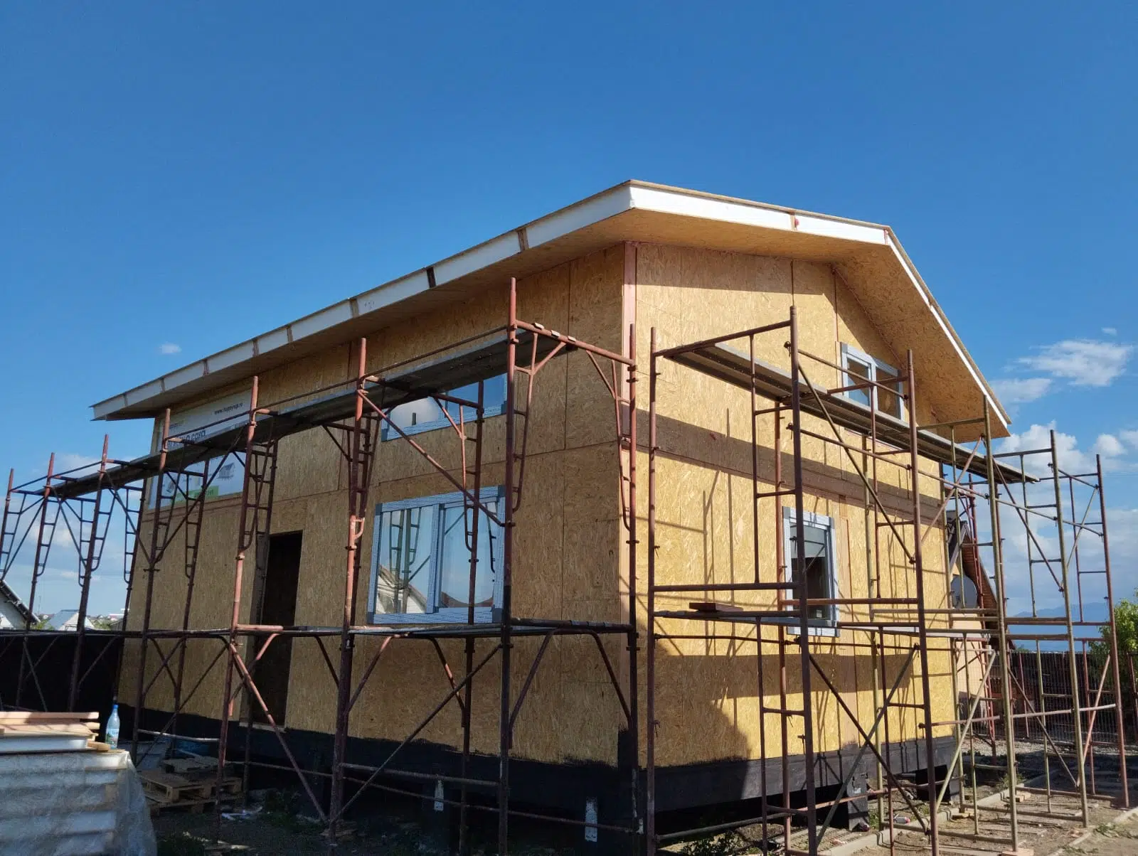 Modern energy-efficient home built with SIP panels